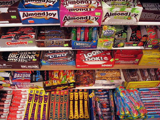 A wide array of candies to choose from