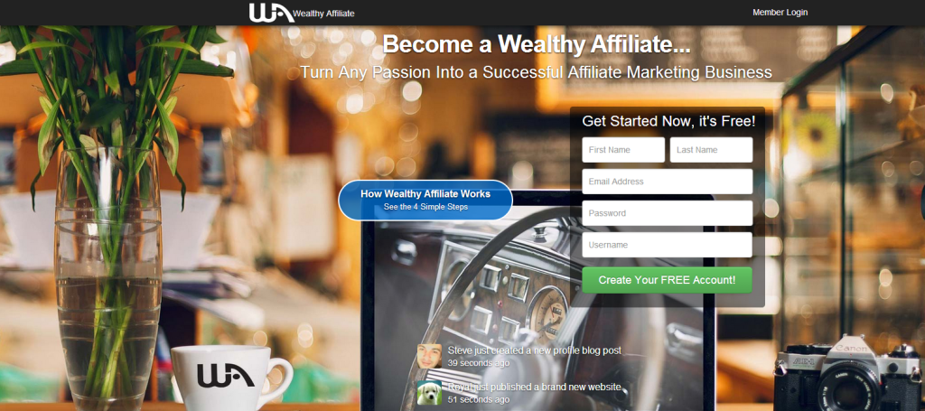 Wealthy Affiliate website