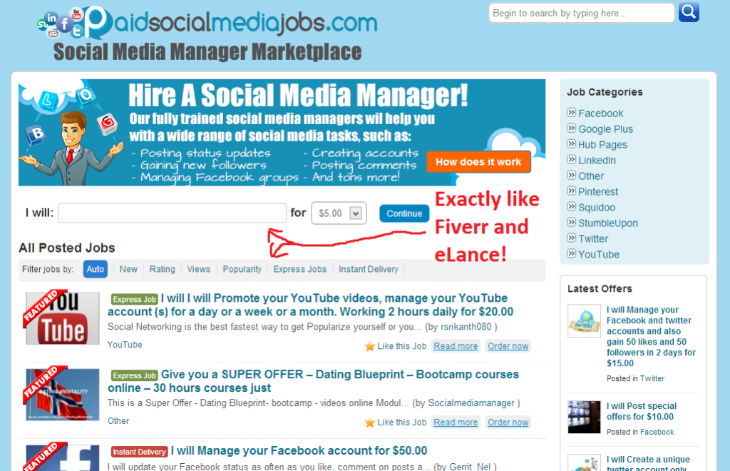 Paid Social Media Jobs - LinkedIn