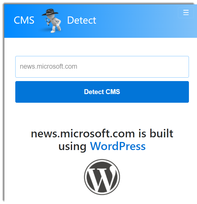 microsoft blog using WordPress