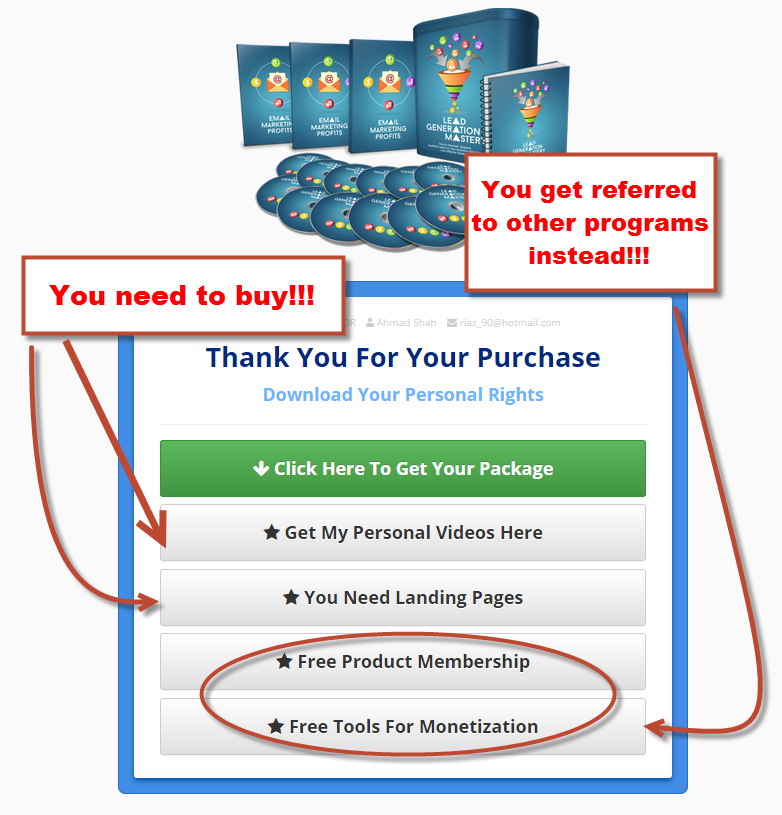 Anatomy of a scam Lead Generation Mastery