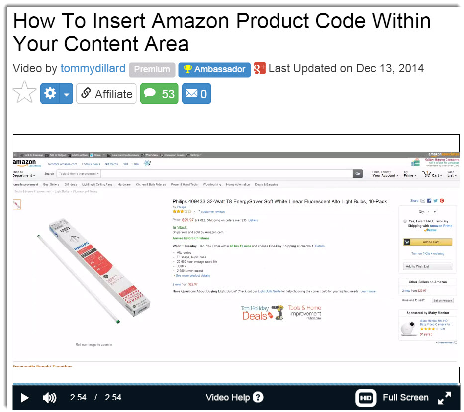 How to use links for amazon