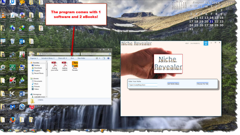 Niche Revealer tools and training