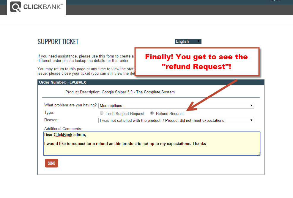 We refund you перевод. Запрос to_number. Get a refund. Мануал по регистрации в clickbank. Number of requests.