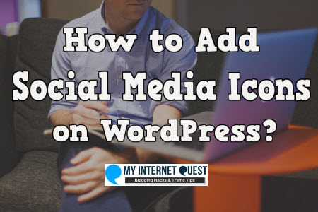 how to add social media icons on wordpress