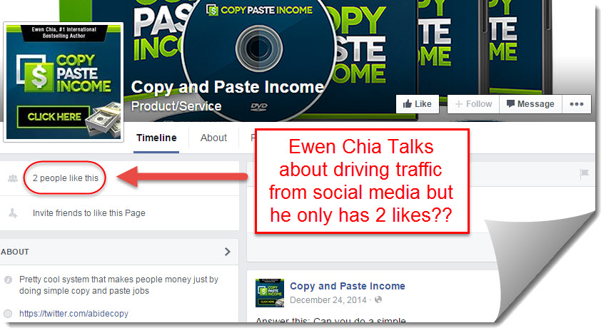 copy paste income community