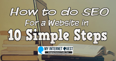 how to do seo for a website in 10 simple steps