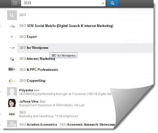 seo groups in linked in