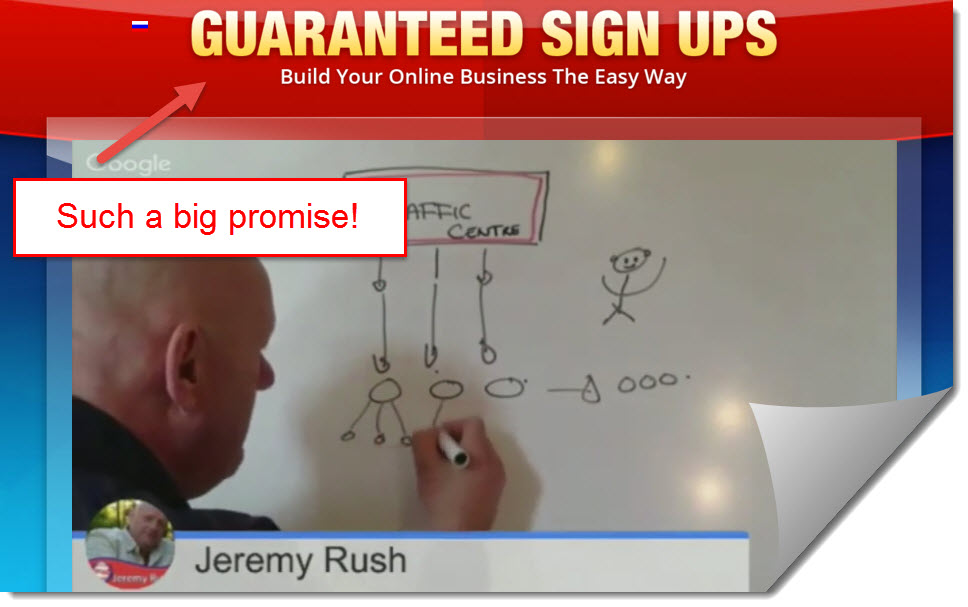 guaranteed signups jeremy rush