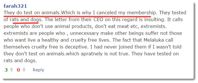 consumer complaint on animal testing 2