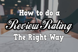 how to do a review rating the right way cover