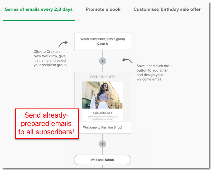 mailer lite email automation