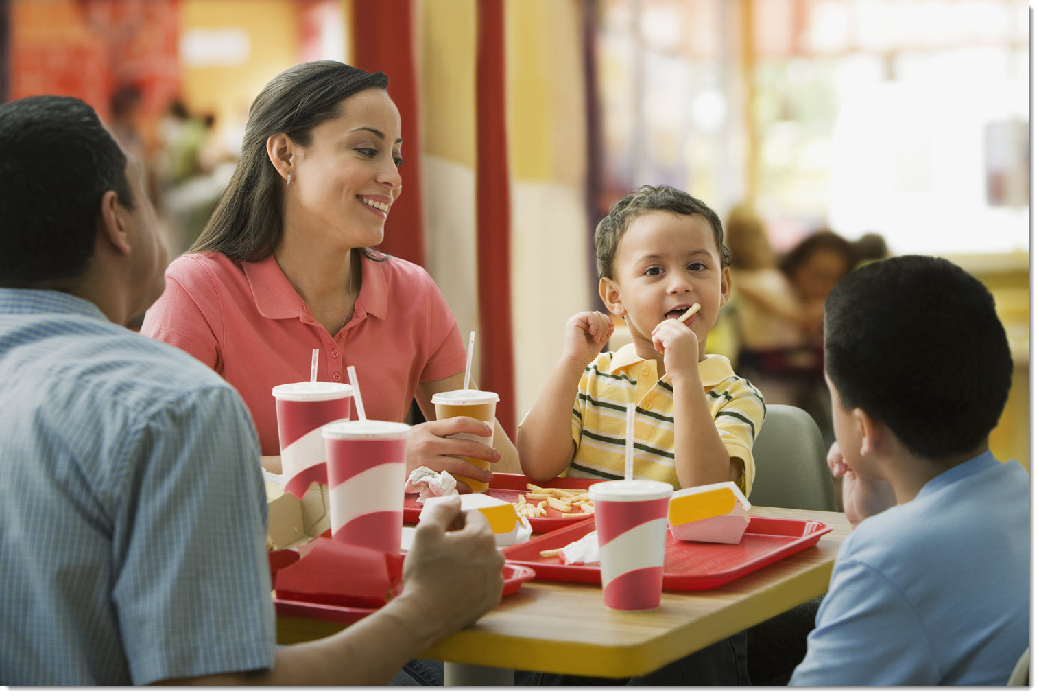 family time at mcdonalds