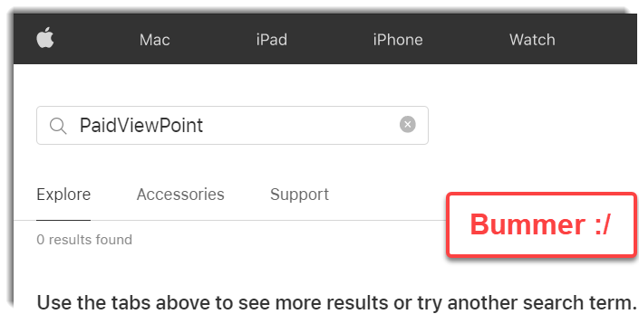 Does not have a mobile app PaidViewPoint