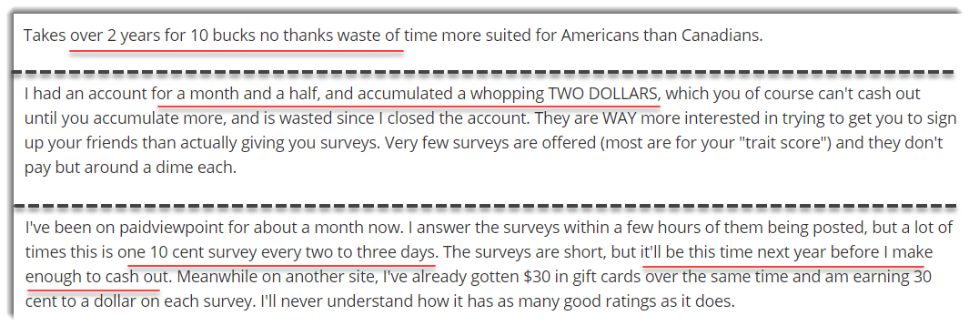 Long time to reach threshold paidviewpoint complaint accumulation