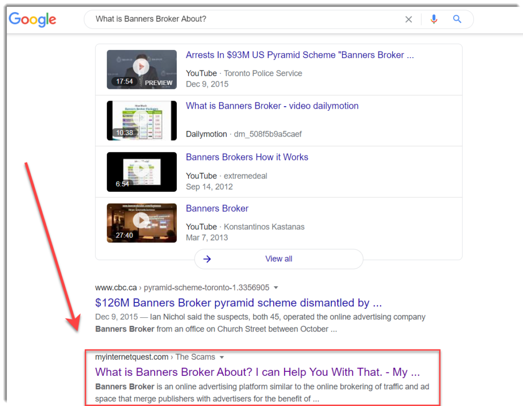 What is Banners Broker About? I can Help You With That. My Quest