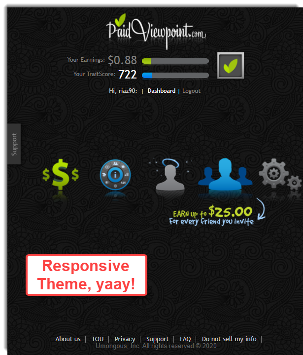 responsive theme paidviewpoint